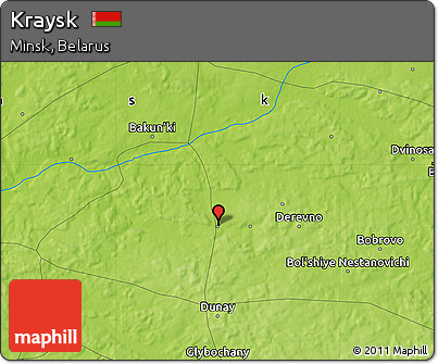 Physical Map of Kraysk