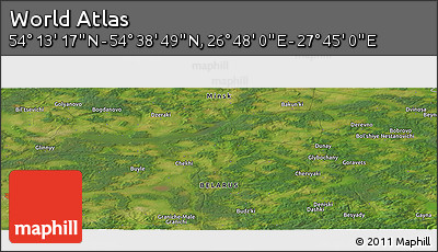 Satellite Panoramic Map of the Area around 54° 26' 3" N, 27° 16' 29" E