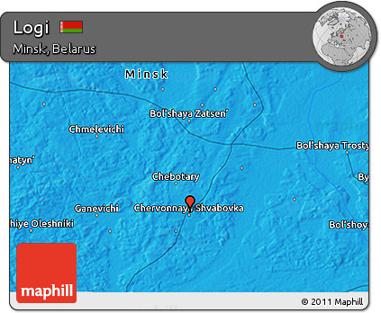 Political 3D Map of Logi