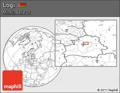 Blank Location Map of Logi