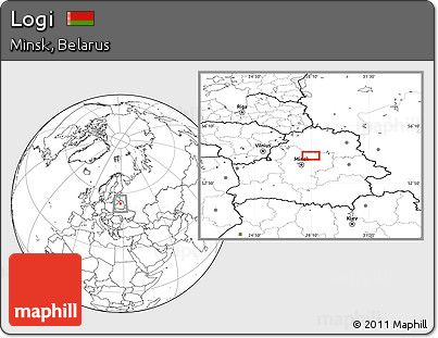 Blank Location Map of Logi