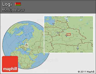 Savanna Style Location Map of Logi