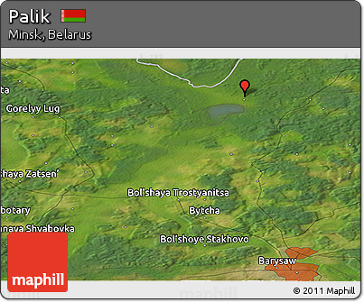 Satellite Panoramic Map of Palik