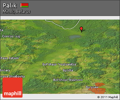 Satellite Panoramic Map of Palik