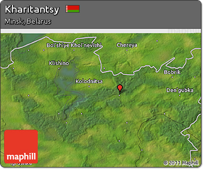 Satellite 3D Map of Kharitantsy