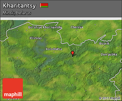 Satellite 3D Map of Kharitantsy
