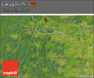 Satellite 3D Map of Latygolichi