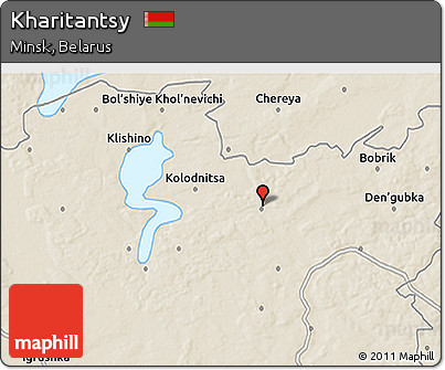Shaded Relief 3D Map of Kharitantsy