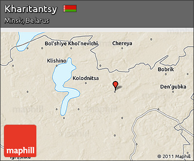 Shaded Relief 3D Map of Kharitantsy