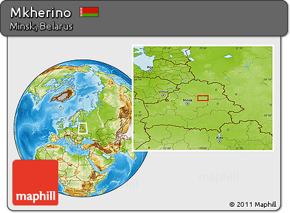 Physical Location Map of Mkherino