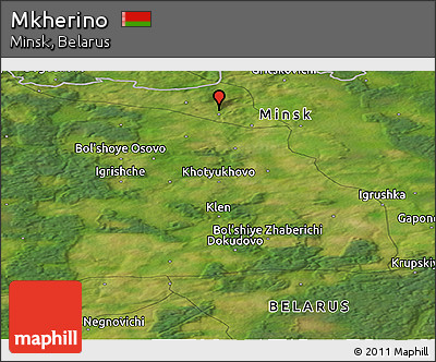 Satellite Panoramic Map of Mkherino