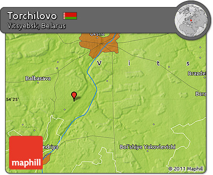 Physical Map of Torchilovo