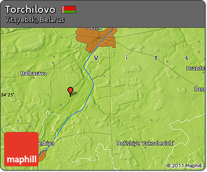 Physical Map of Torchilovo