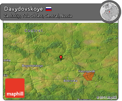 Satellite 3D Map of Davydovskoye