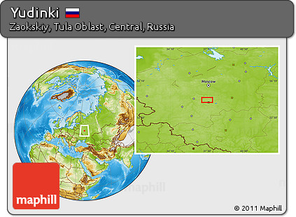 Physical Location Map of Yudinki