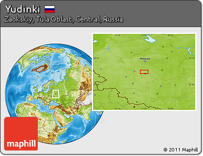 Physical Location Map of Yudinki