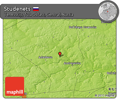 Physical 3D Map of Studenets