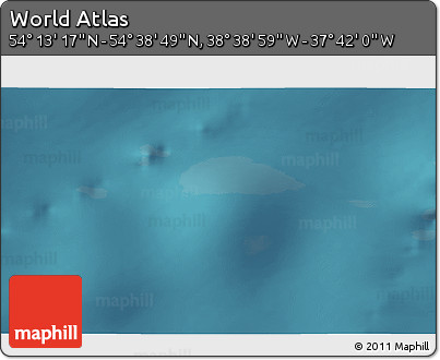 Satellite 3D Map of the Area around 54° 26' 3" N, 38° 10' 29" W