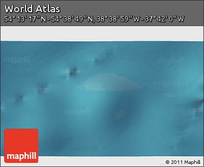 Satellite 3D Map of the Area around 54° 26' 3" N, 38° 10' 29" W