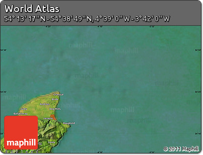 Satellite Map of the Area around 54° 26' 3" N, 4° 10' 30" W