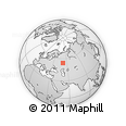 Outline Map of the Area around 54° 26' 3" N, 51° 4' 30" E, rectangular outline