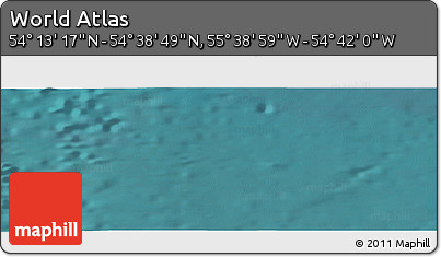 Satellite Panoramic Map of the Area around 54° 26' 3" N, 55° 10' 29" W