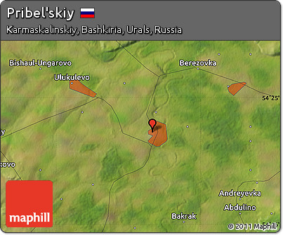 Satellite Map of Pribel'skiy