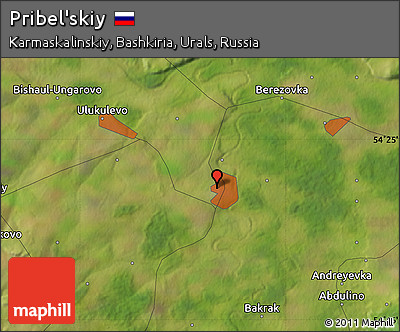 Satellite Map of Pribel'skiy