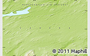 Physical Map of the area around 54° 26' 3" N, 59° 25' 29" W