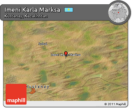 Satellite 3D Map of Imeni Karla Marksa
