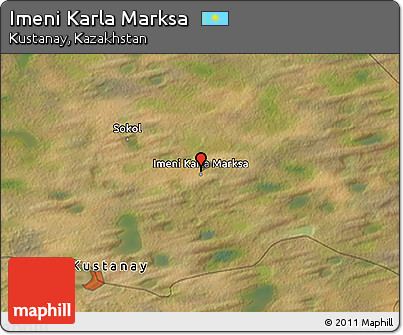 Satellite 3D Map of Imeni Karla Marksa