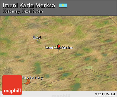 Satellite 3D Map of Imeni Karla Marksa