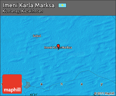 Political Map of Imeni Karla Marksa