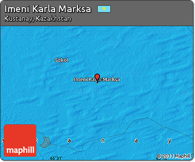 Political Map of Imeni Karla Marksa