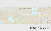 Shaded Relief Panoramic Map of the area around 54° 26' 3" N, 65° 22' 30" W