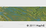 Satellite Panoramic Map of the area around 54° 26' 3" N, 66° 13' 29" W