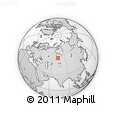 Outline Map of the Area around 54° 26' 3" N, 73° 10' 30" E, rectangular outline