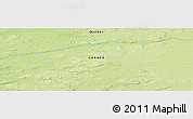 Physical Panoramic Map of the area around 54° 26' 3" N, 73° 52' 30" W