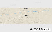 Shaded Relief Panoramic Map of the area around 54° 26' 3" N, 73° 52' 30" W