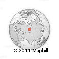 Outline Map of the Area around 54° 26' 3" N, 75° 43' 29" E, rectangular outline