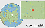 Savanna Style Location Map of the area around 54° 26' 3" N, 84° 13' 29" E