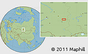 Savanna Style Location Map of the area around 54° 26' 3" N, 87° 37' 30" E