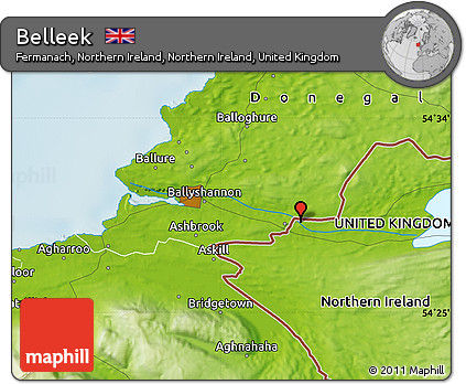 Physical Map of Belleek