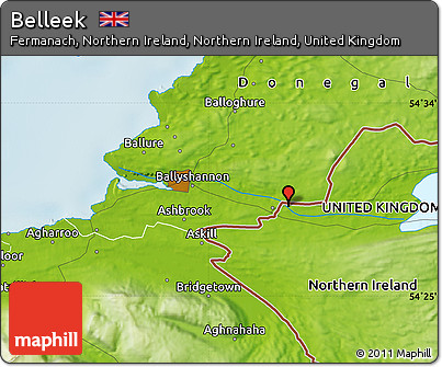 Physical Map of Belleek