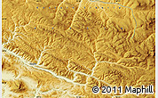 Physical Map of the area around 54° 26' 3" N, 94° 25' 30" E