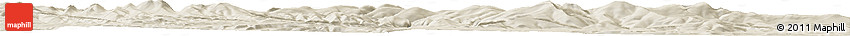 Shaded Relief Horizon Map of the Area around 54° 26' 3" N, 96° 58' 29" E