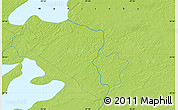 Physical Map of Cross Lake