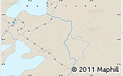 Shaded Relief Map of Cross Lake