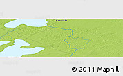Physical Panoramic Map of Cross Lake