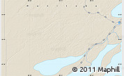 Shaded Relief Map of the area around 54° 26' 3" N, 98° 31' 30" W